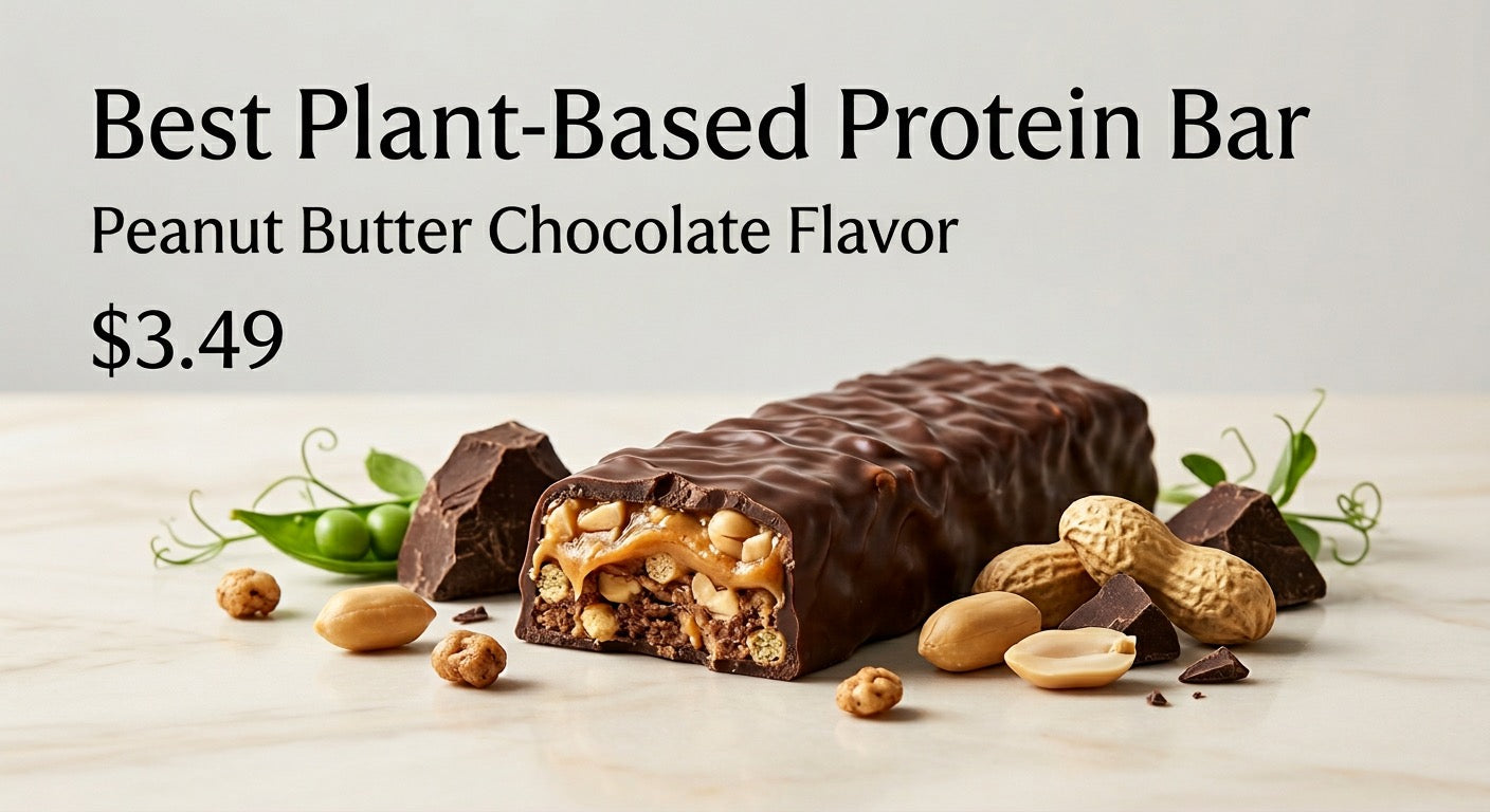 Plant-Based Protein Bar — Peanut Butter Chocolate