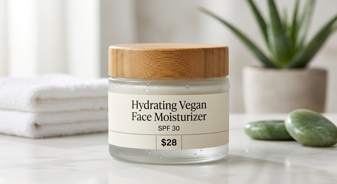 Hydrating Vegan Face Moisturizer - SPF 30