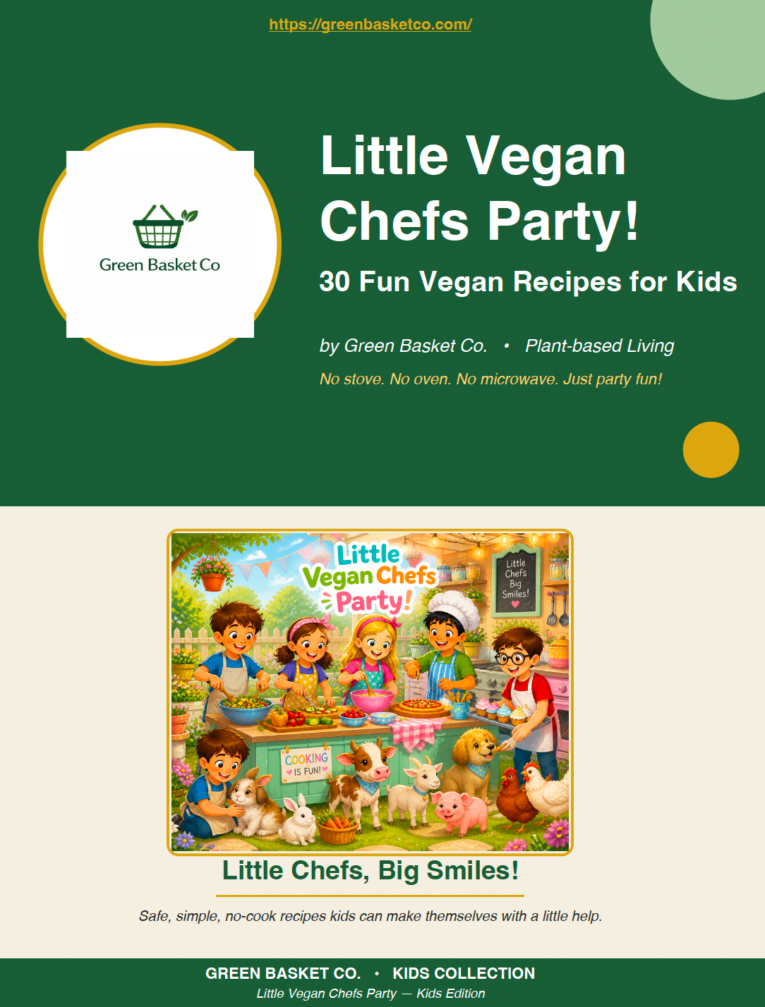 Vegan Kids Cooking Book V3 — Vol. 40 (Digital Download)