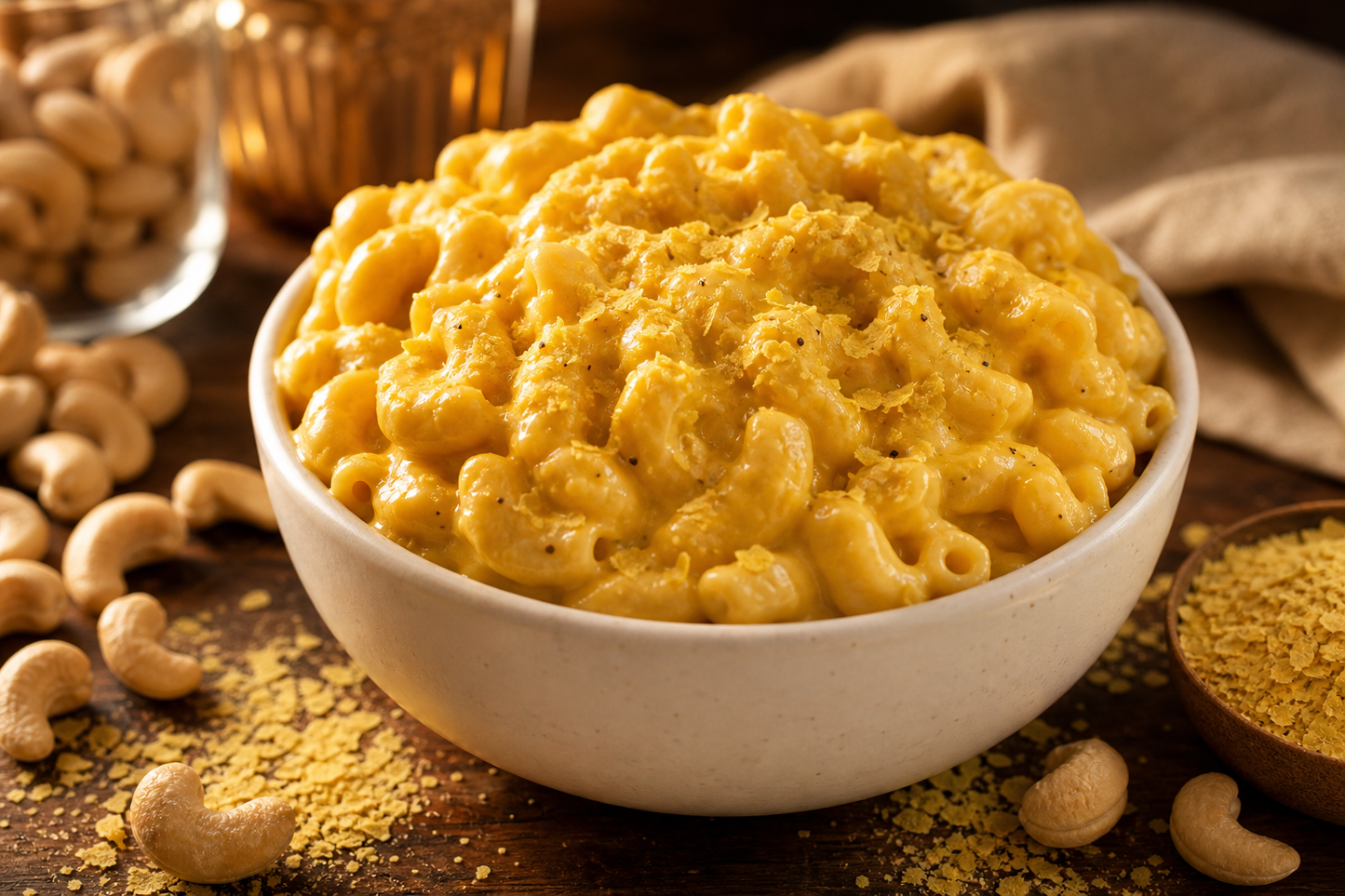 Vegan Cashew Mac & Cheese — Dairy-Free Comfort Food